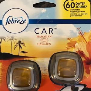 Febreze Car Air‎ Freshener Vent Clips Hawaiian Aloha .13oz 2 Count